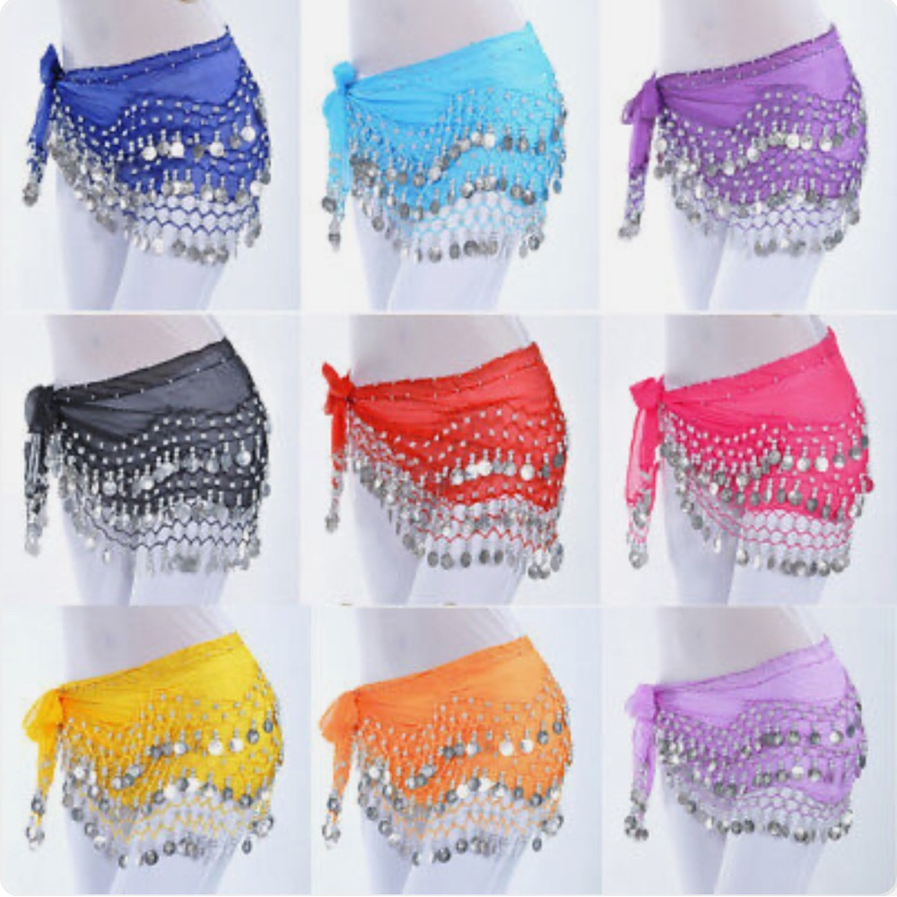 Blue Embellished Mini Scarf with Tie Front for Resort Wear